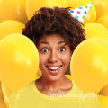 75 Yellow Party Balloons Yellow Balloons Color Ribbon